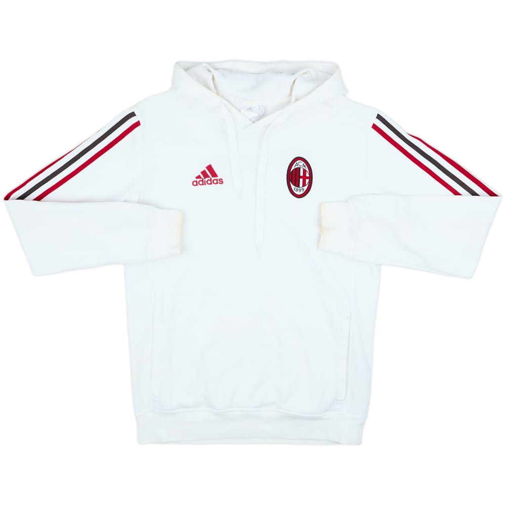2017-18 AC Milan adidas Hooded Sweat Top - 5/10 - (S)