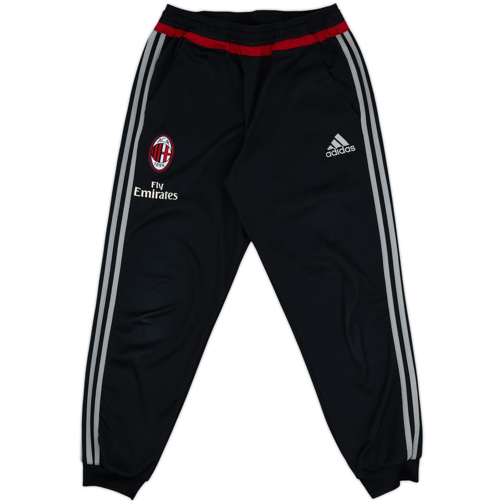 2015-16 AC Milan adidas Track Pants/Bottoms - 7/10 - (M)