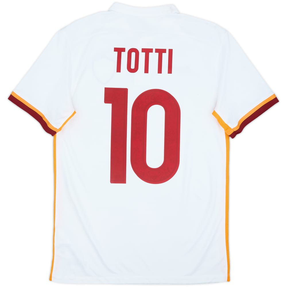 2015-16 Roma Away Shirt Totti #10 - 6/10 - (S)