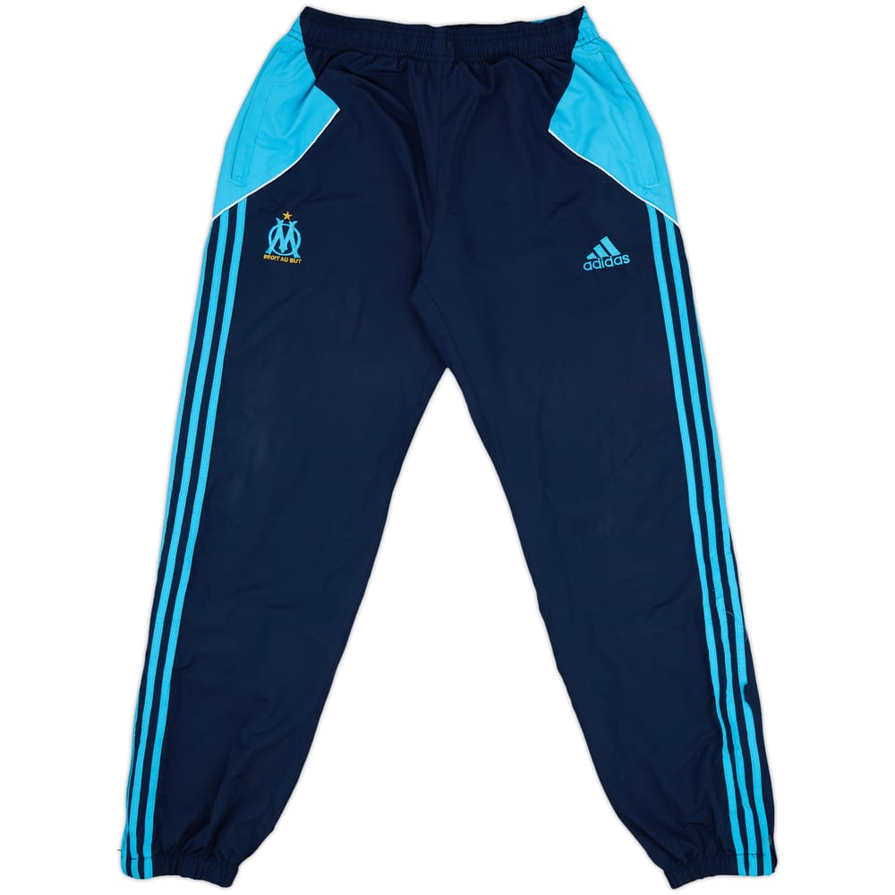 2007-08 Olympique Marseille adidas Track Pants/Bottoms - 9/10 - (XL)