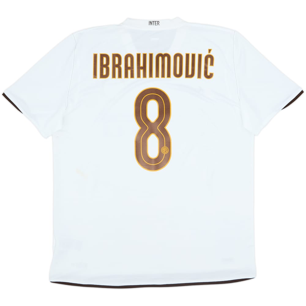 2008-09 Inter Milan Away Shirt Ibrahimovic #8 - 6/10 - (XL)