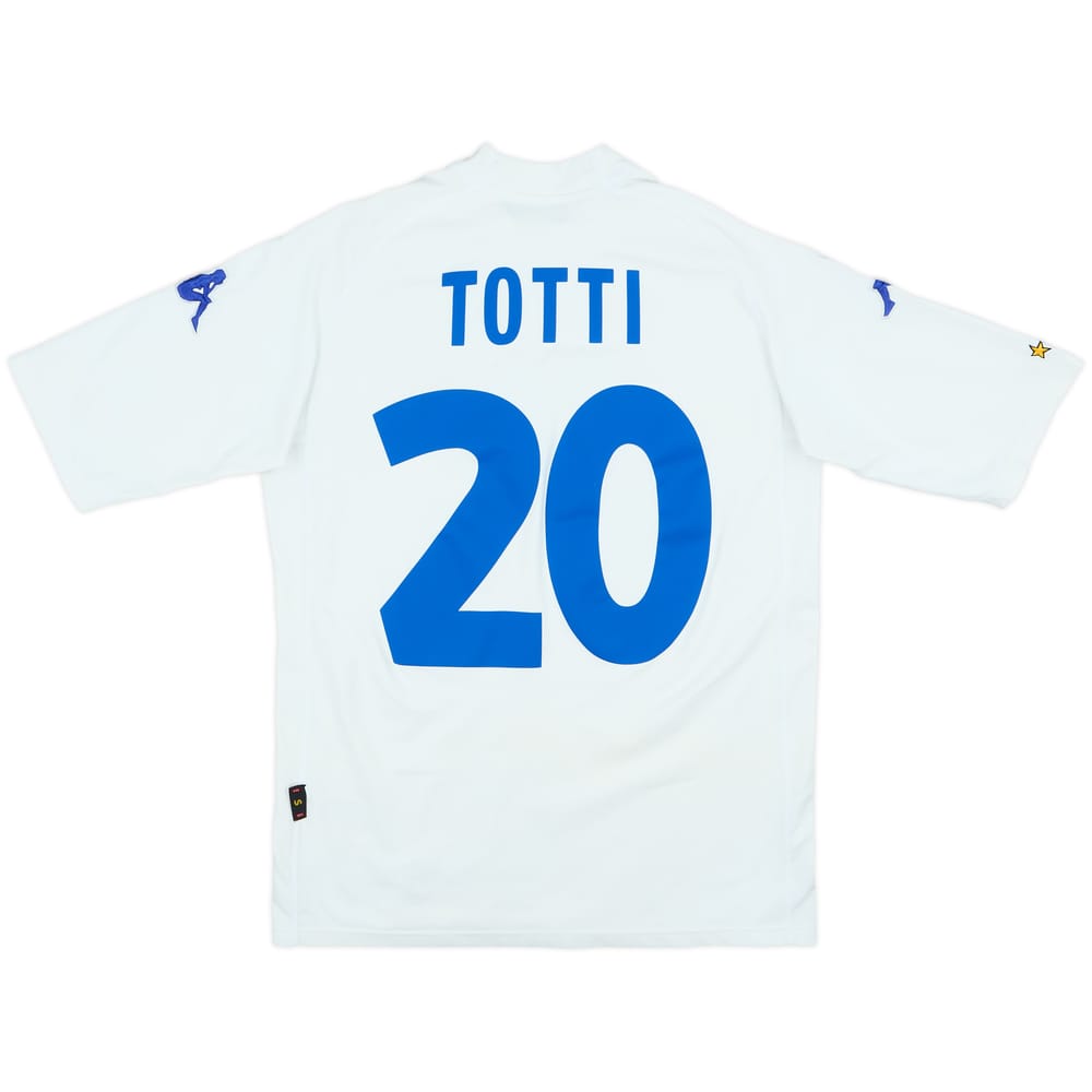 2000-01 Italy Away Shirt Totti #20 - 6/10 - (S)