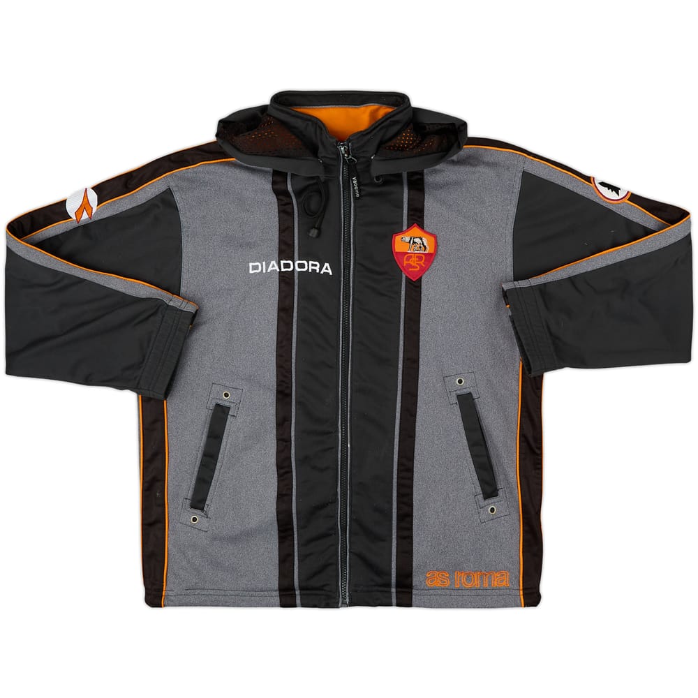1998-00 Roma Diadora Hooded Track Jacket - 8/10 - (L)