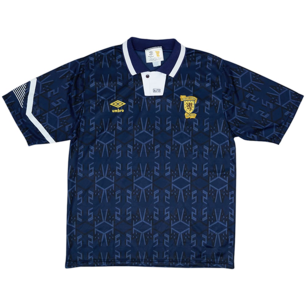 1991-94 Scotland Home Shirt - 8/10 - (L)