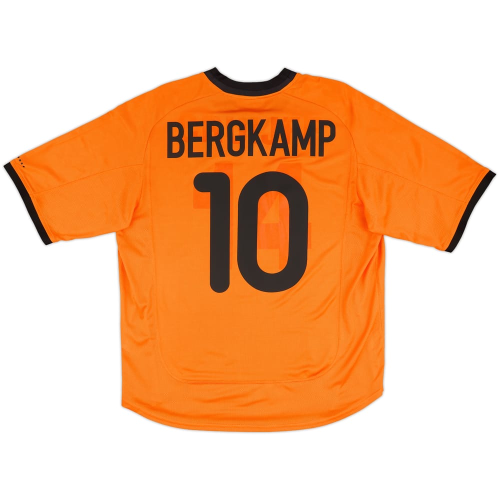 2000-02 Netherlands Home Shirt Bergkamp #10 - 6/10 - (L)
