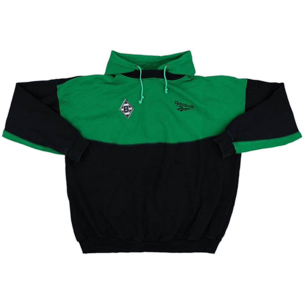 1996-97 Borussia Monchengladbach Reebok Hooded Sweat Top - 8/10 - (M)