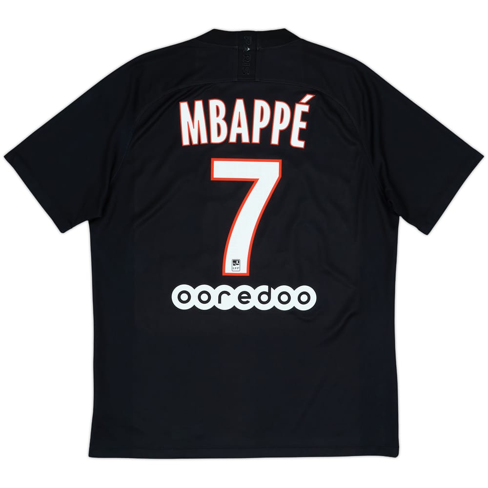 2019-20 Paris Saint-Germain Fourth Shirt Mbappe #7 - 6/10 - (L)