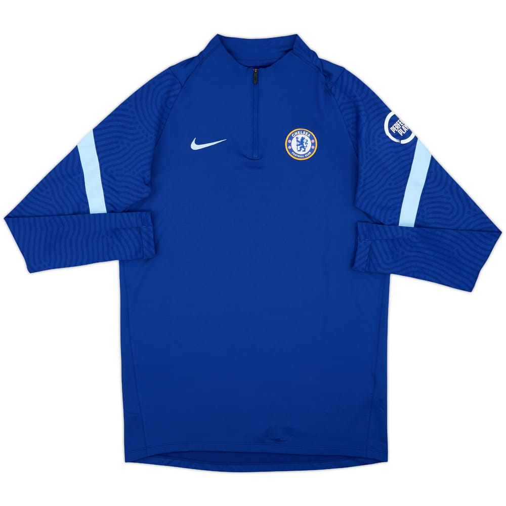 2020-21 Chelsea Nike 1/4 Zip Drill Top - 9/10 - (M)
