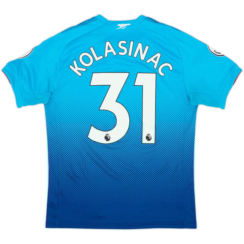 Camiseta de visitante del Arsenal 2017-18 Kolasinac #31 - 8/10 - (S)