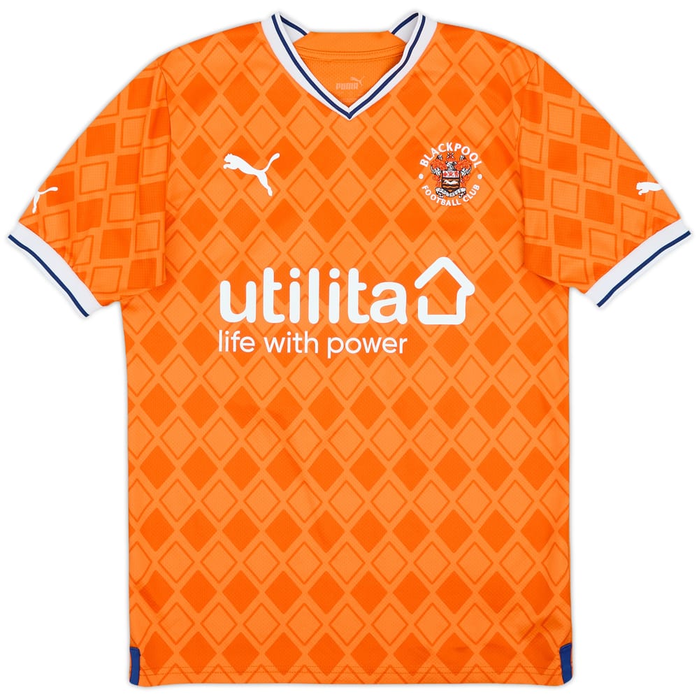 2022-23 Blackpool Home Shirt #16 - 7/10 - (S)