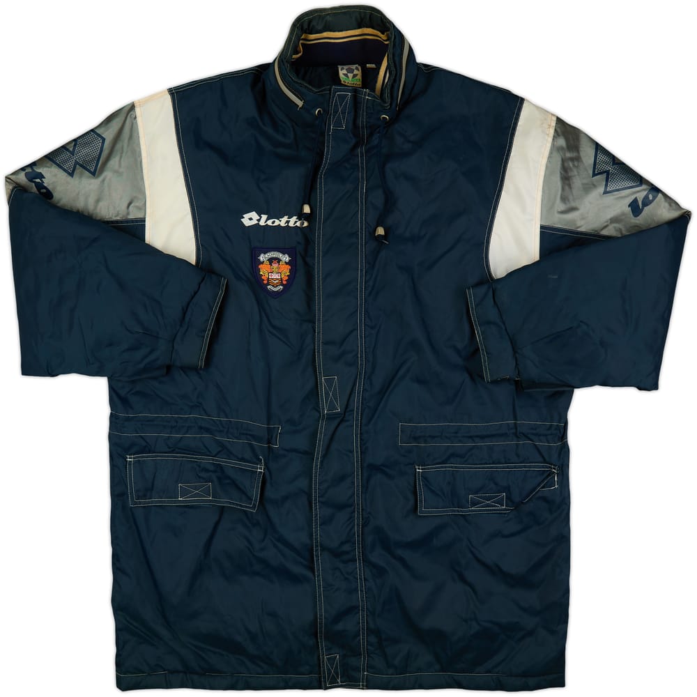 1997-99 Blackpool Lotto Padded Bench Coat - 6/10 - (XXL)