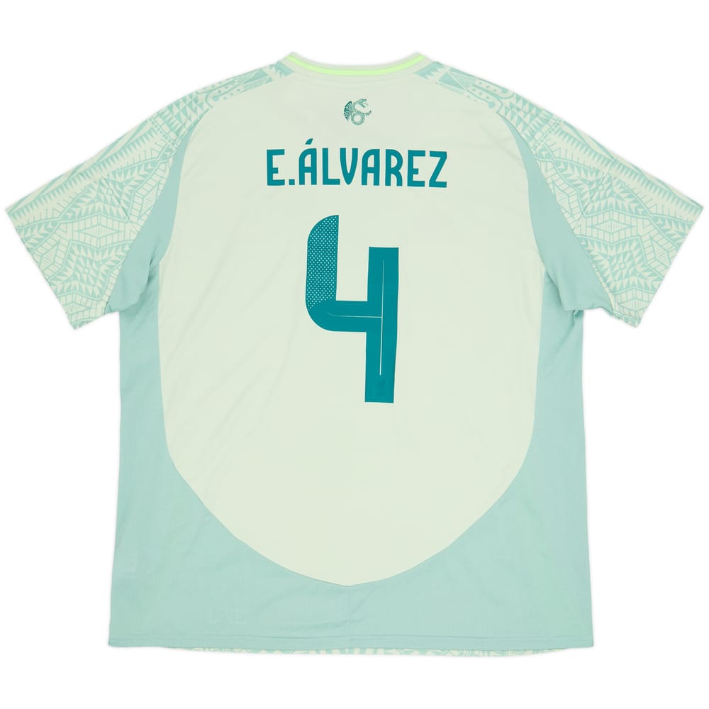 2024-25 Mexico Away Shirt E.Alvarez #4 (XXL)