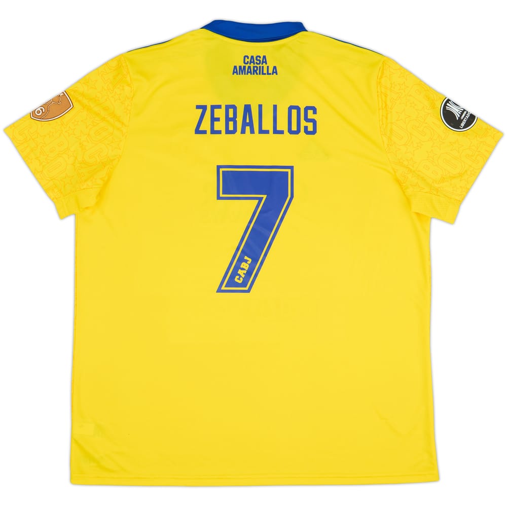 2022 Boca Juniors Third Shirt Zeballos #7 (XXL)