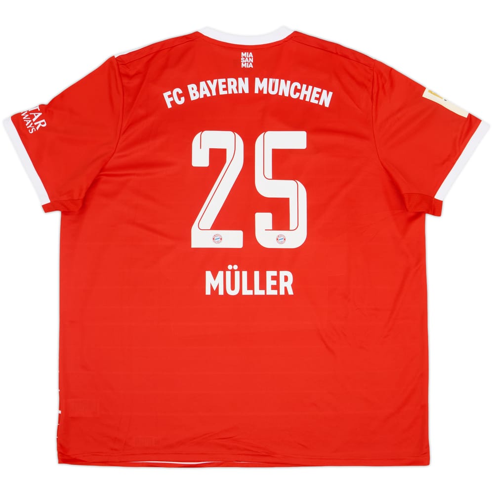 2022-23 Bayern Munich Home Shirt Muller #25 (3XL)