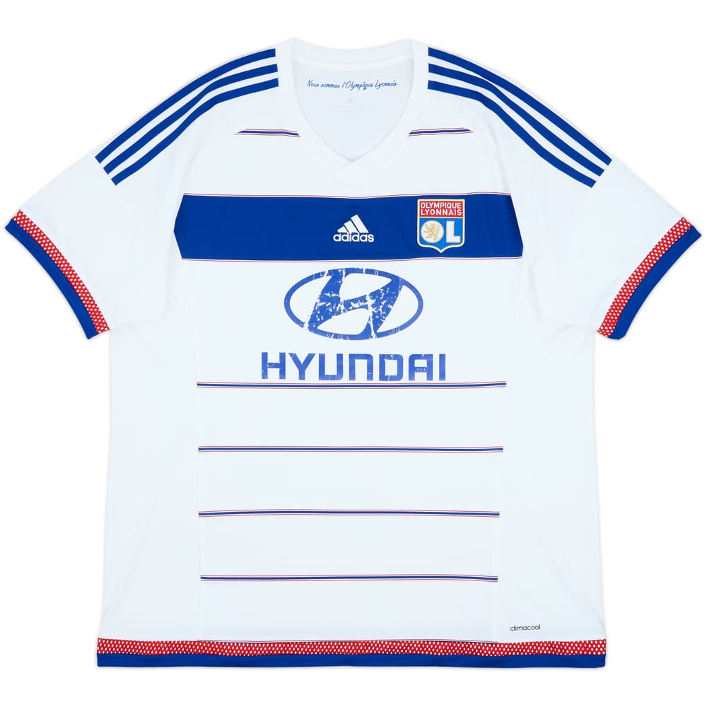 2015-16 Lyon Home Shirt - 5/10 - (XXL)