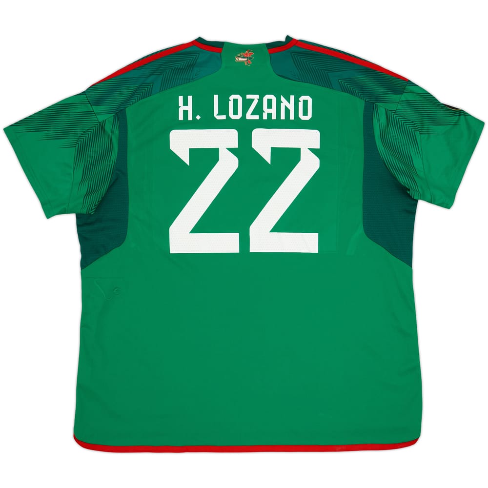 2022 Mexico Home Shirt H. Lozano #22 (3XL)