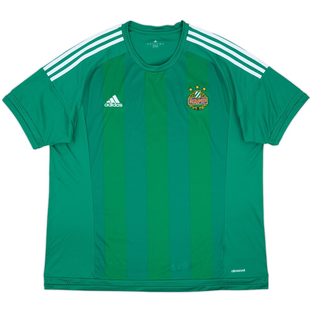 2015-16 Rapid Vienna Home Shirt - 8/10 - (XXL)