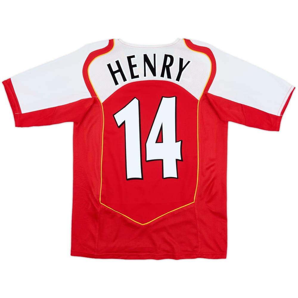 2004-05 Arsenal Home Shirt Henry #14 - 8/10 - (XL.Boys)