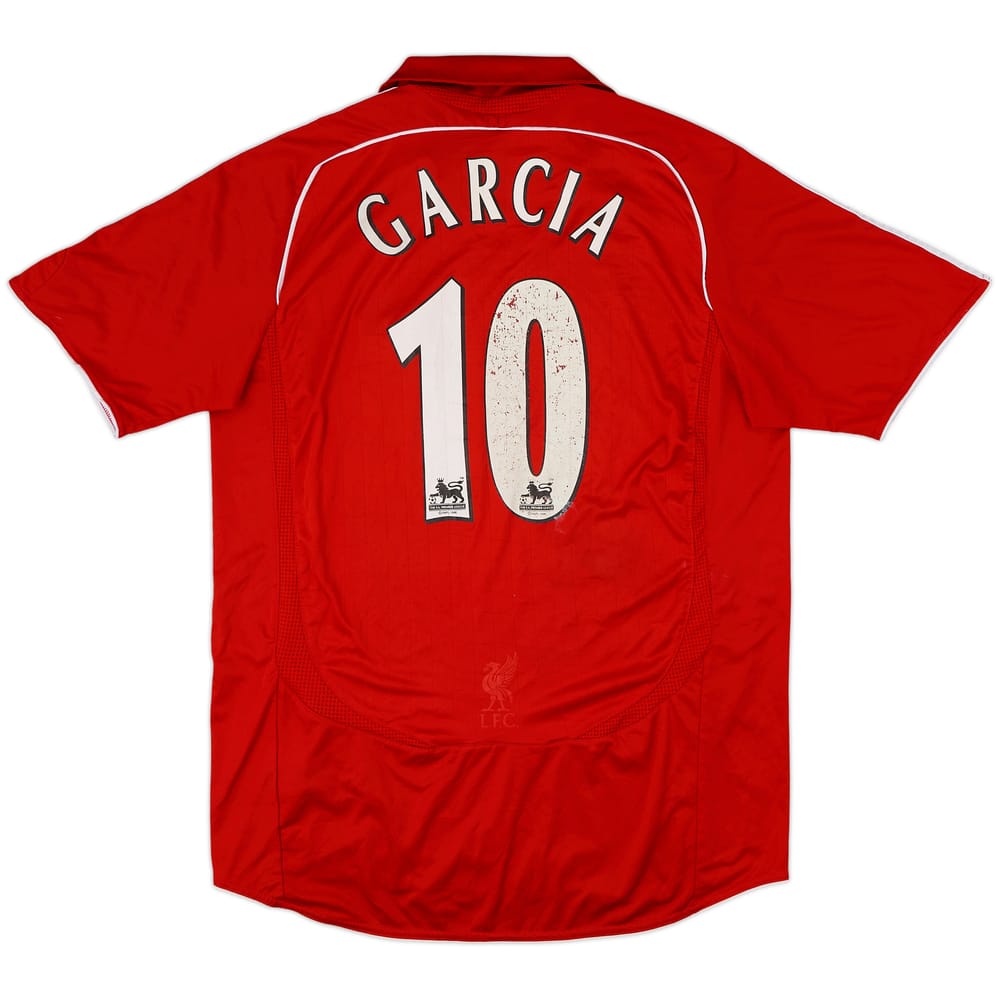 2006-08 Liverpool Home Shirt Garica #10 - 6/10 - (L)