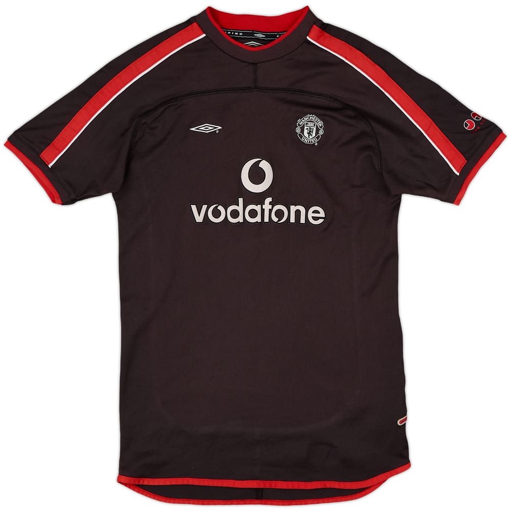 2000-01 Manchester United Umbro Training Shirt - 7/10 - (XL.Boys)