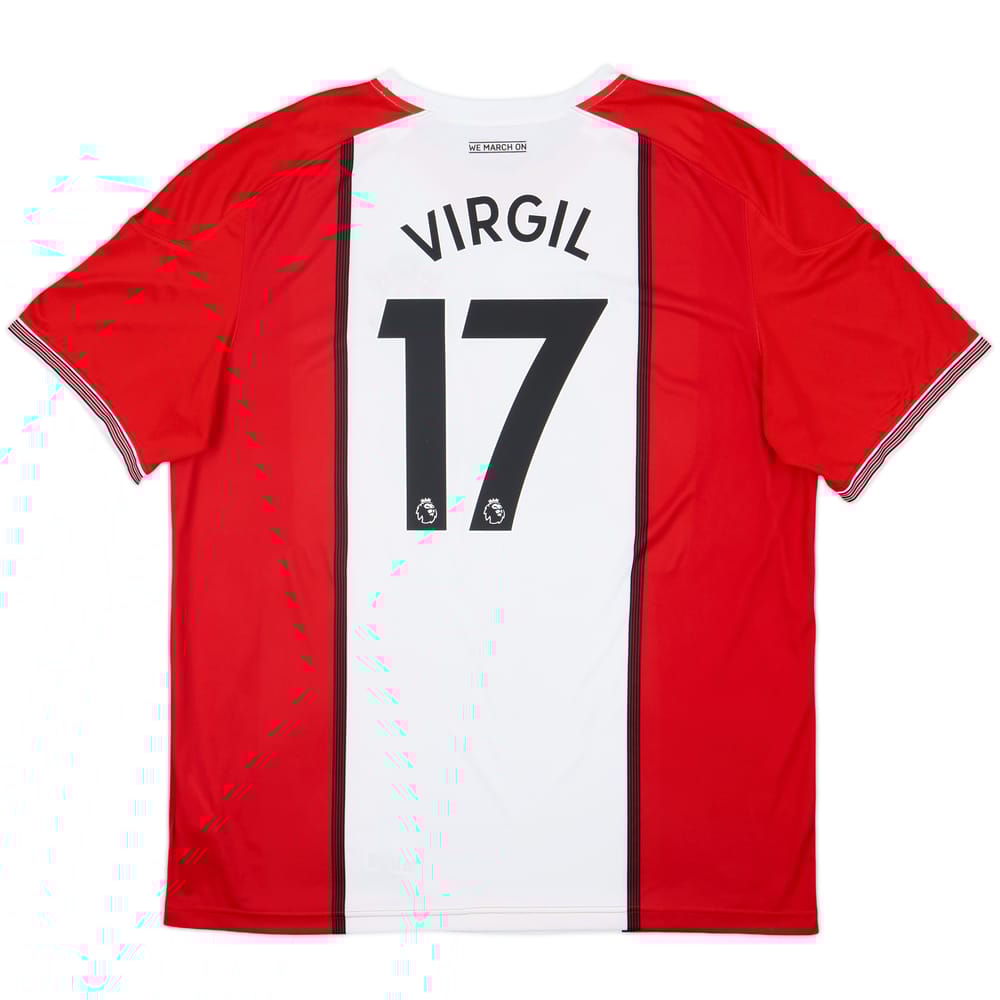 2017-18 Southampton Home Shirt Virgil #17 - 9/10 - (3XL)