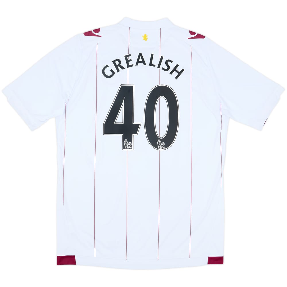2014-15 Aston Villa Away Shirt Grealish #40 (XXL)