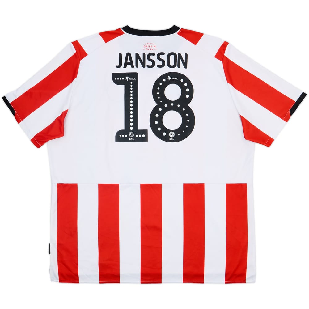 2019-20 Brentford Home Shirt Jansson #18 - 6/10 - (4XL)