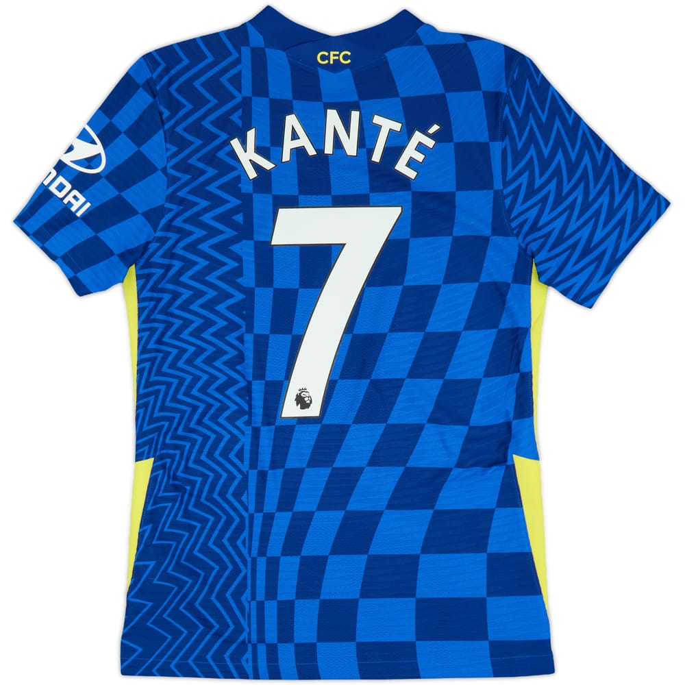 2021-22 Chelsea Authentic Home Shirt Kante #7 - 9/10 - (S)