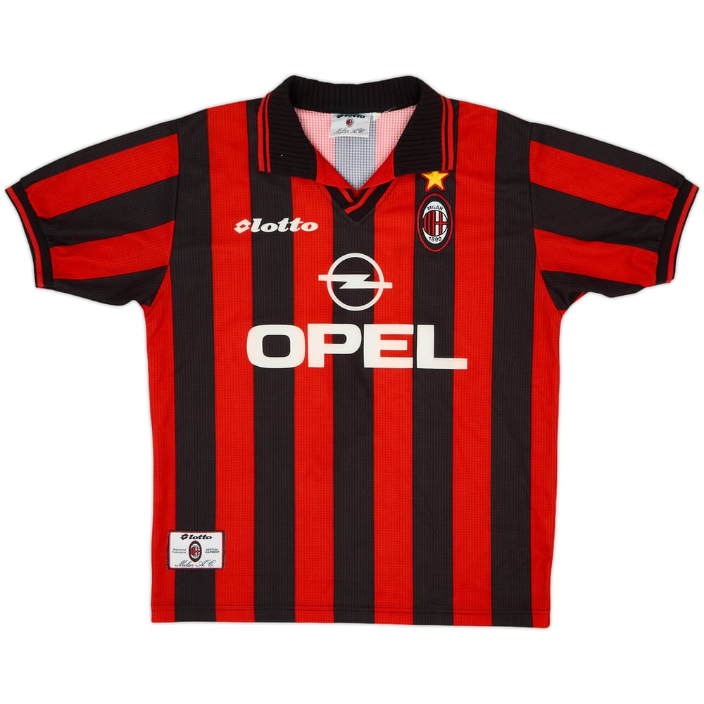 1995-96 AC Milan Home Shirt - 5/10 - (M)