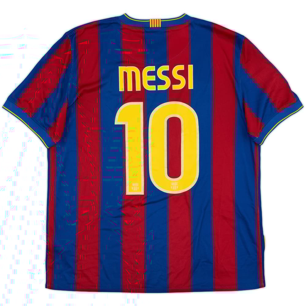 2009-10 Barcelona Home Shirt Messi #10 - 6/10 - (L)