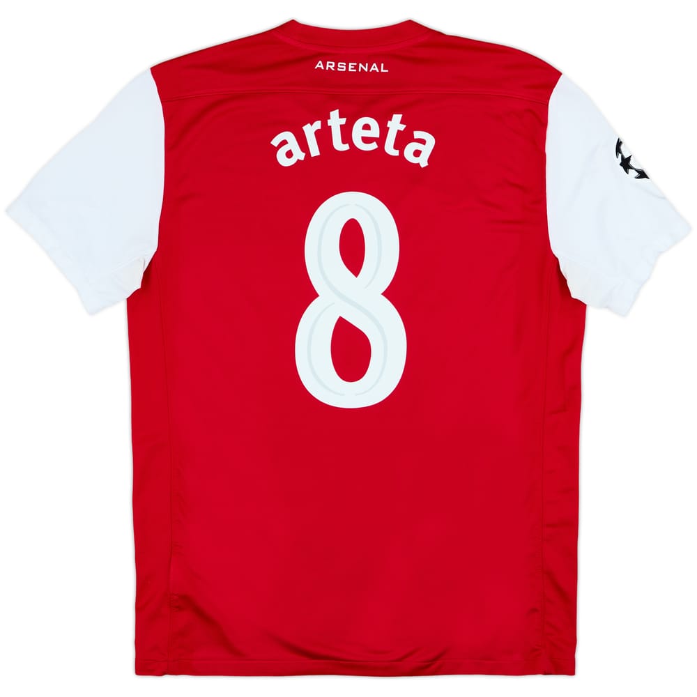 2011-12 Arsenal Home Shirt Arteta #8 - 8/10 - (L)