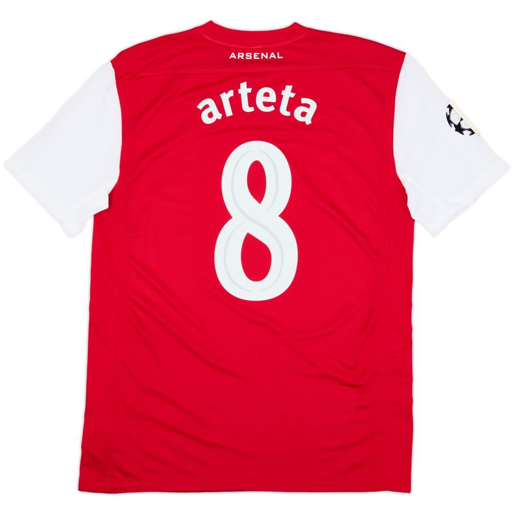 2011-12 Arsenal Home Shirt Arteta #8 - 8/10 - (M)