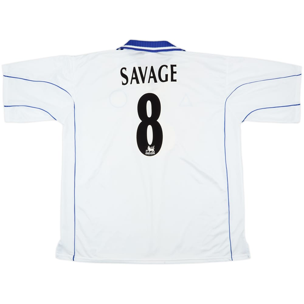 2000-01 Leicester Away Shirt Savage #8 - 8/10 - (4XL)