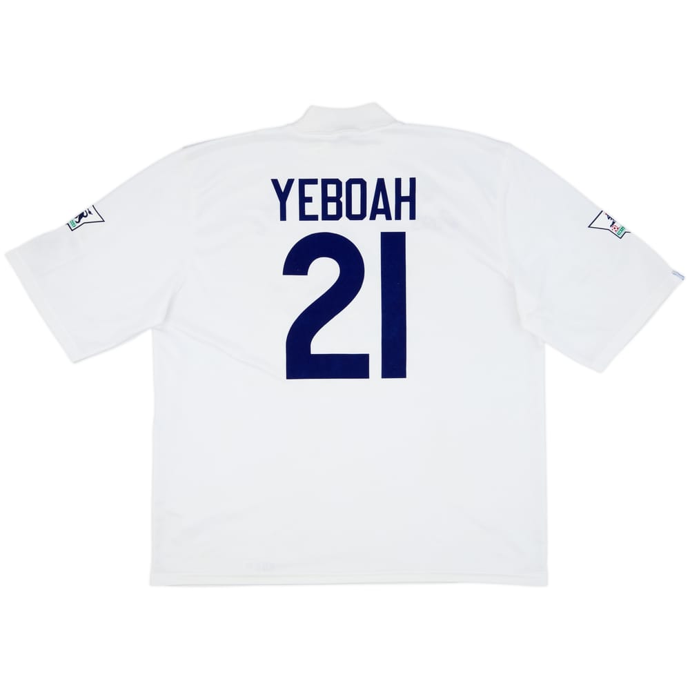 1995-96 Leeds United Home Shirt Yeboah #21 - 7/10 - (XXL)