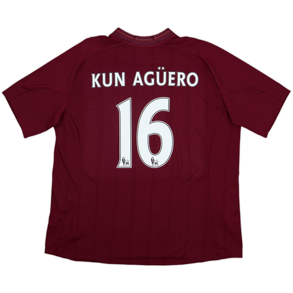 2012-13 Manchester City Away Shirt Kun Aguero #16 - 6/10 - (XXL)
