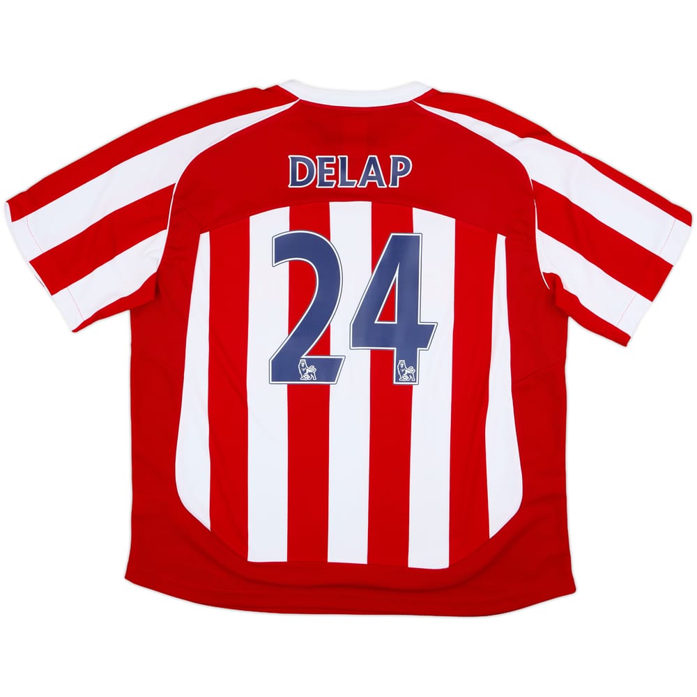 2009-10 Stoke City Home Shirt Delap #24 - 6/10 - (XXL)