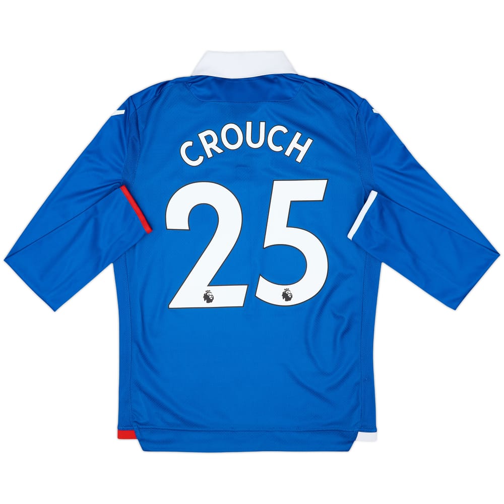 2017-18 Stoke City Away L/S Shirt Crouch #25 - 8/10 - (S)