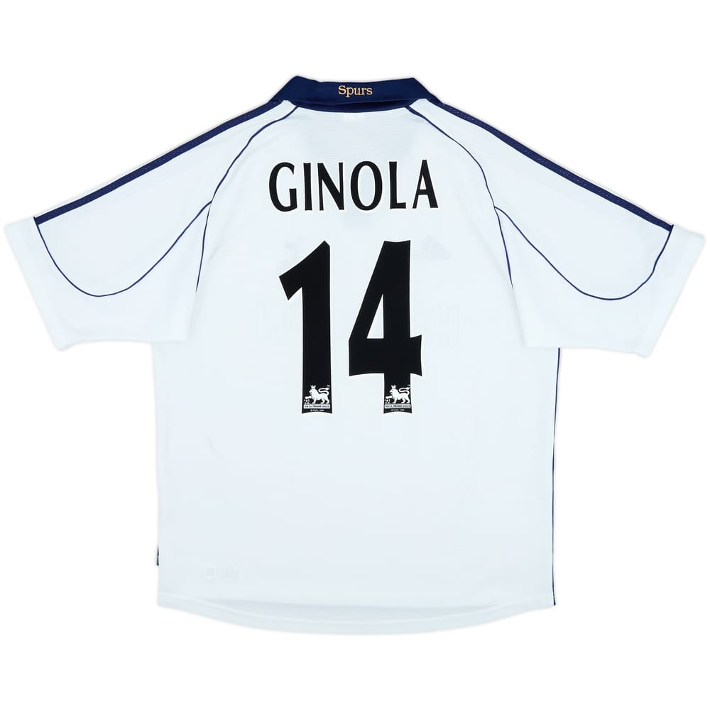 1999-01 Tottenham Home Shirt Ginola #14 - 9/10 - (L)