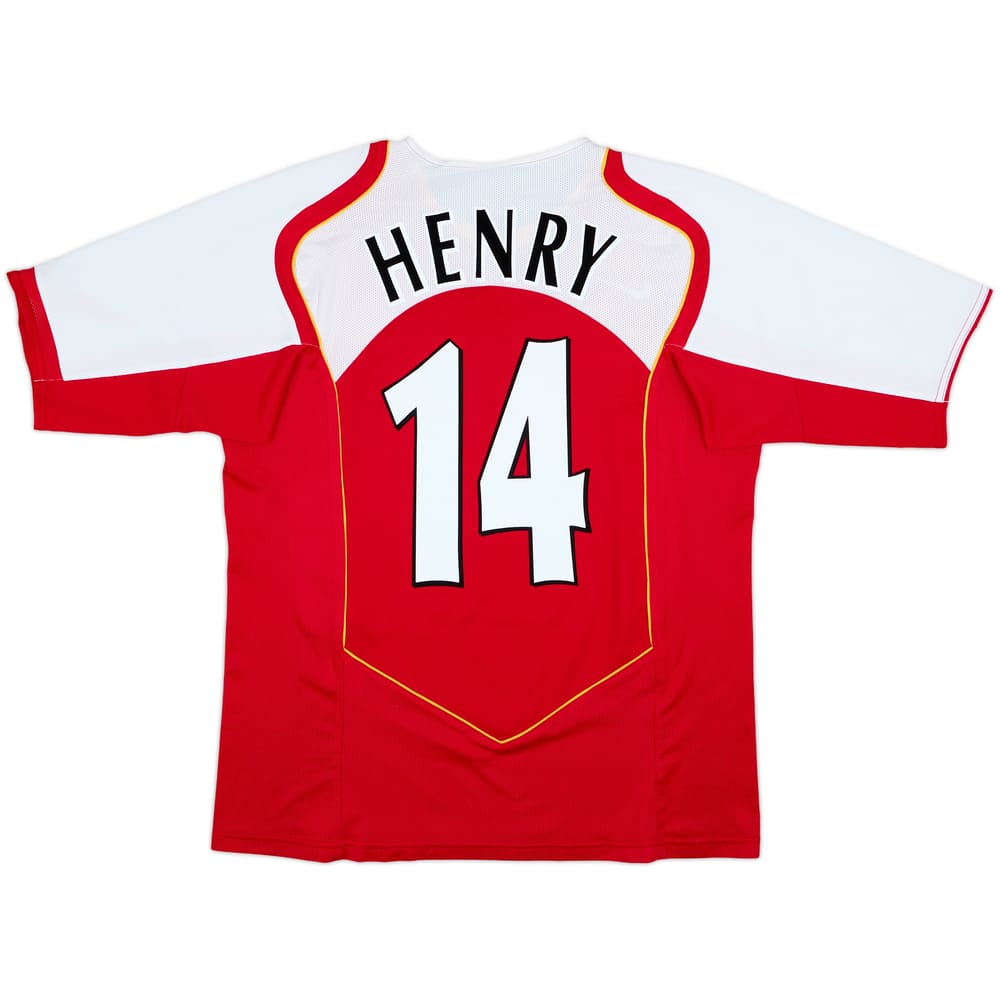 2004-05 Arsenal Home Shirt Henry #14 - 9/10 - (L)