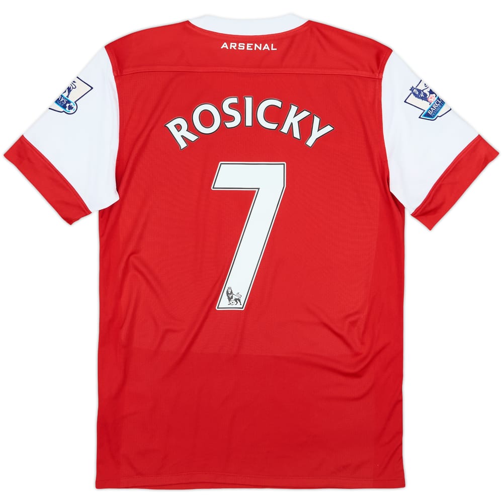 2010-11 Arsenal Home Shirt Rosicky #7 - 5/10 - (S)