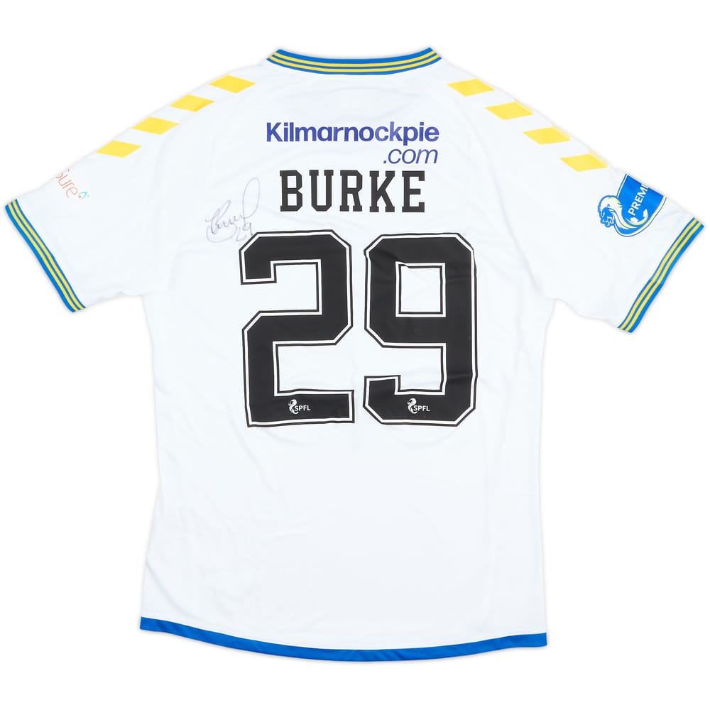 2020-21 Kilmarnock Match Issue Signed Away Shirt Burke #29