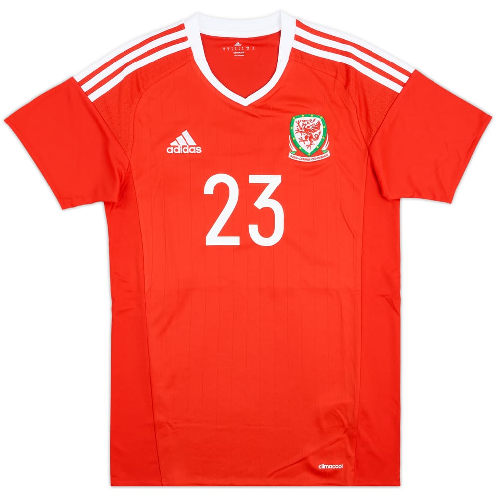 2016-17 Wales Match Issue Home Shirt #23