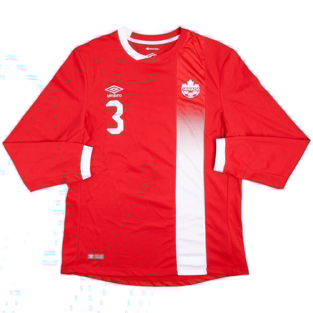 2016-18 Canada Match Issue Home L/S Shirt #3