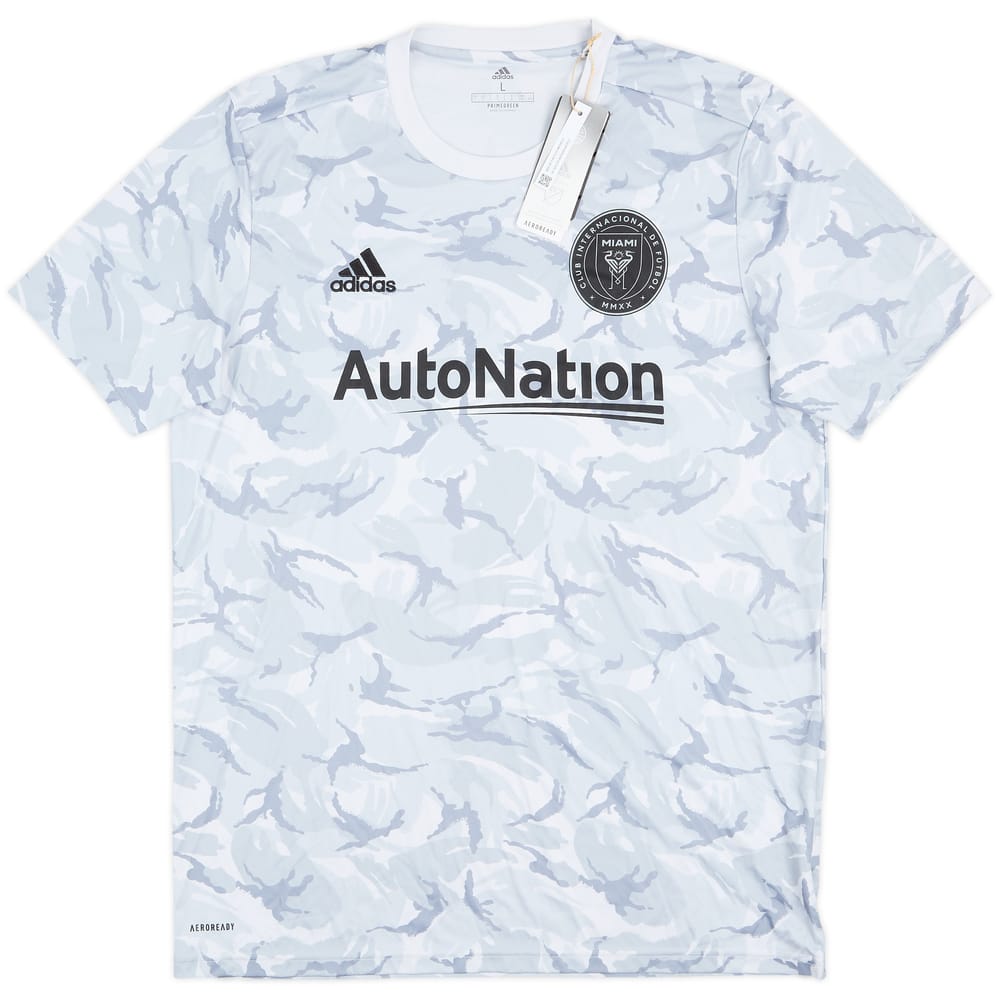 2021 Inter Miami Player Issue adidas Pre Match Shirt (Morgan) (L)