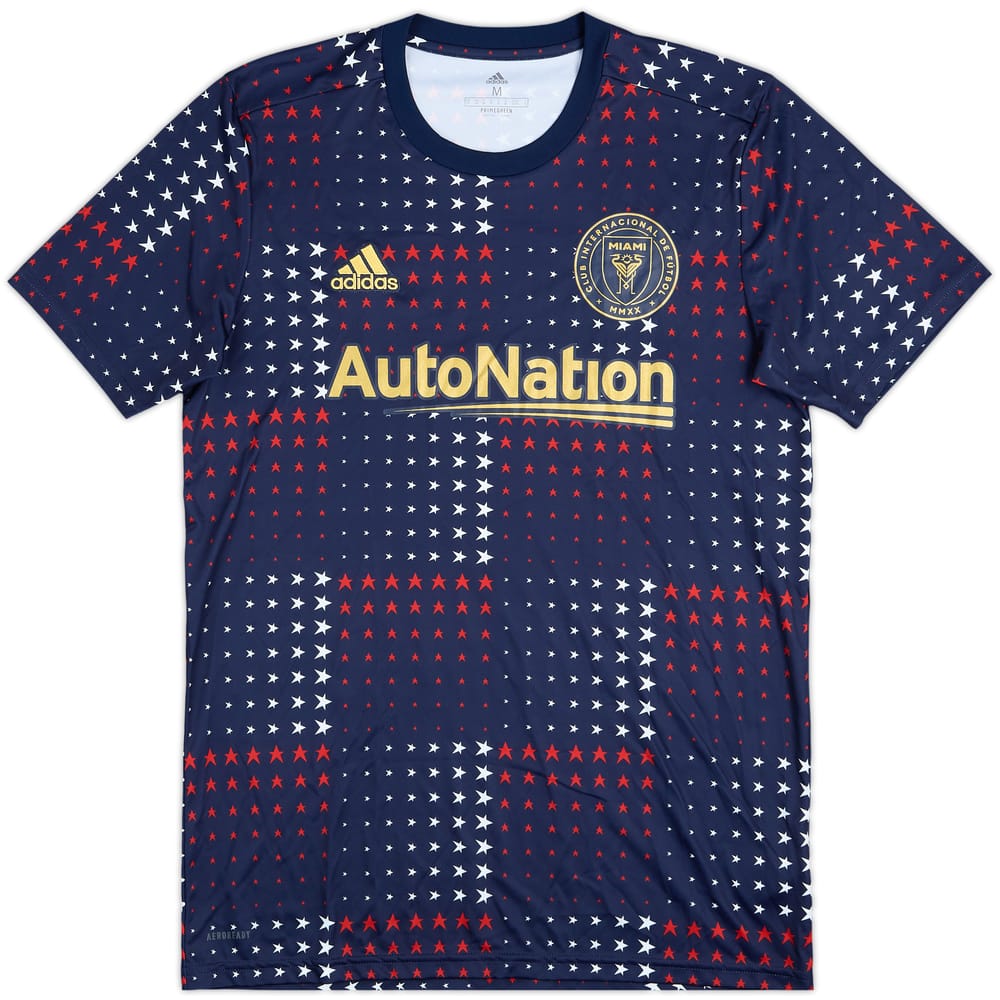 2021 Inter Miami Player Issue adidas Pre Match Shirt (Morgan) - 9/10 - (M)