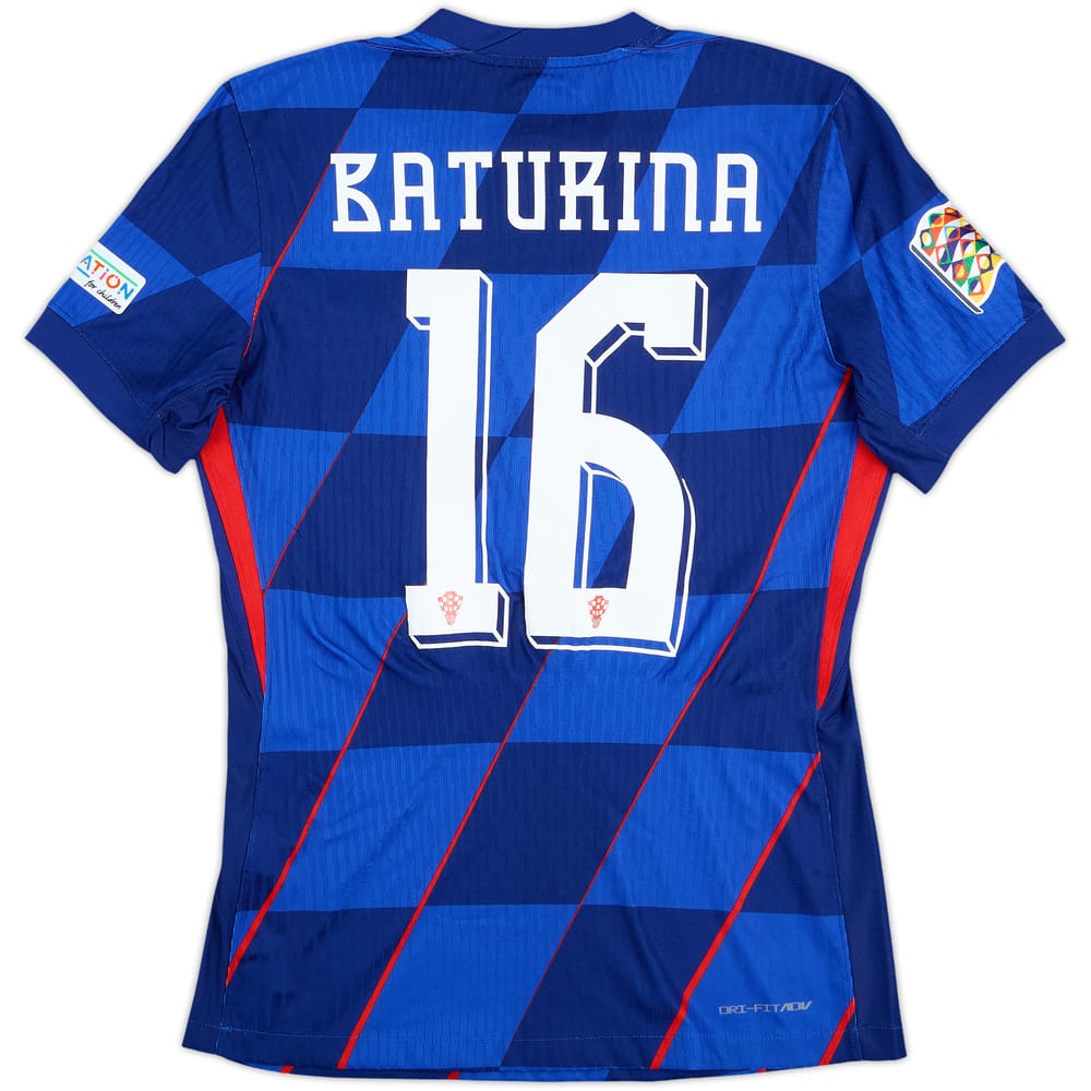 2024 Croatia Match Issue Nations League Away Shirt Baturina #16