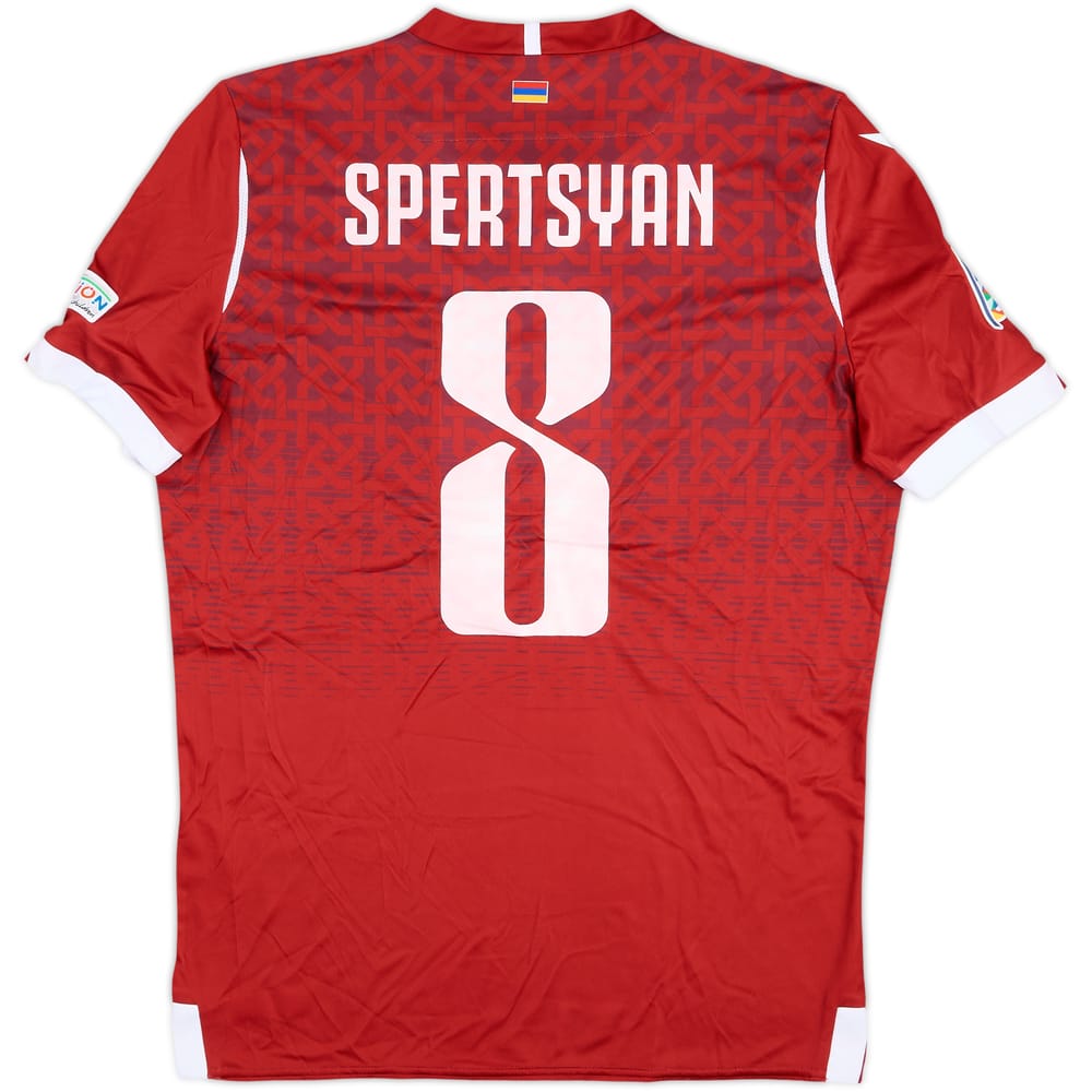 2022 Armenia Match Issue Nations League Home Shirt Spertsyan #8