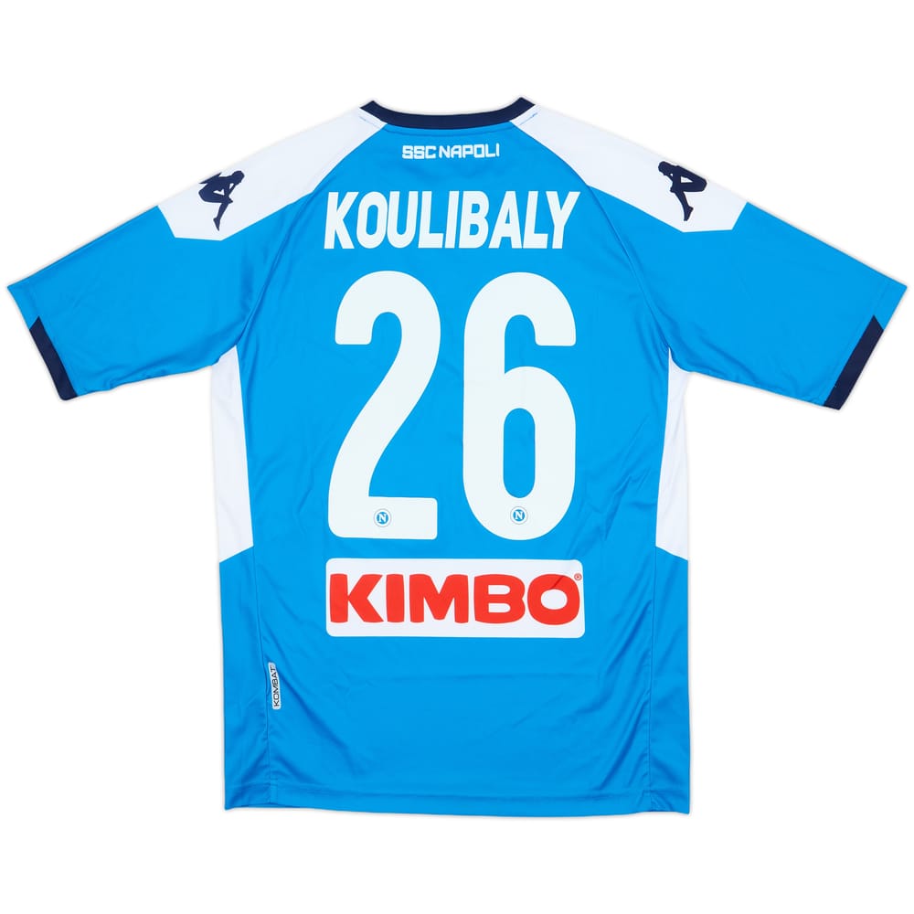 2019-20 Napoli Home Shirt Koulibaly #26 - 8/10 - (S)