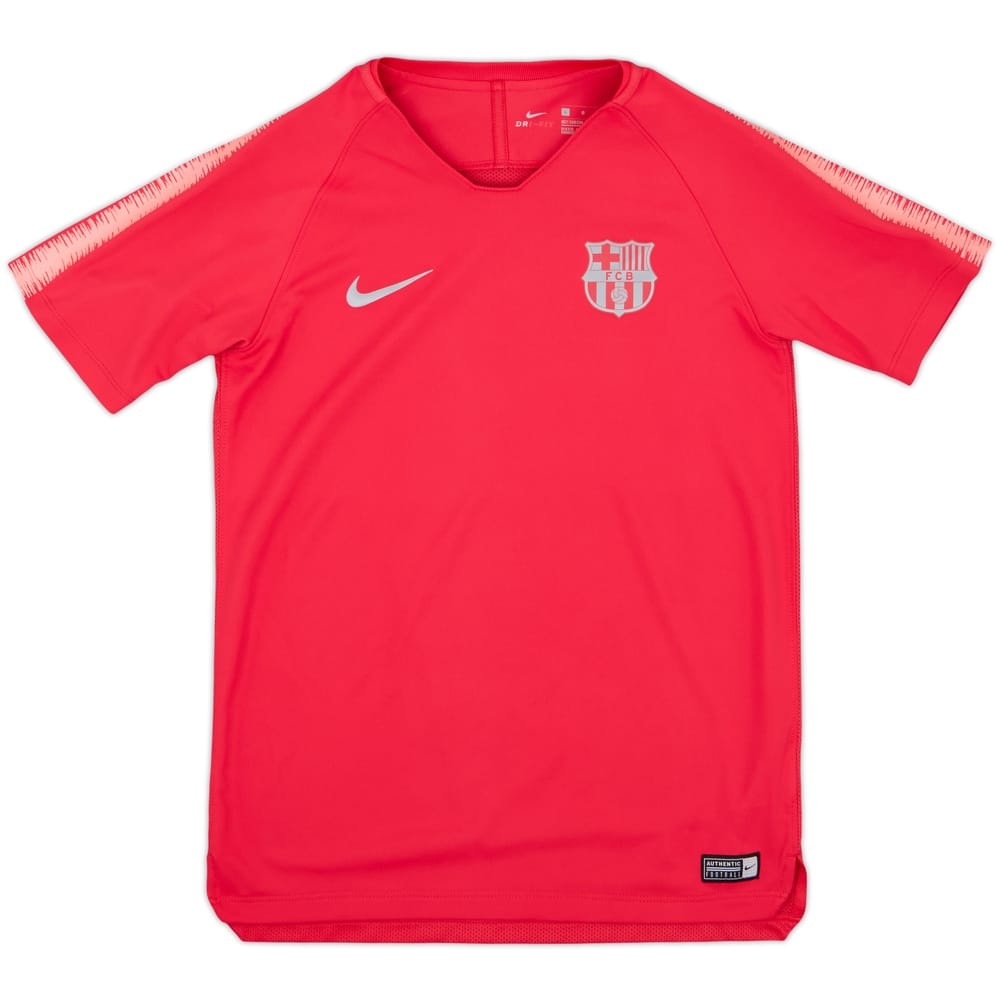 2018-19 Barcelona Nike Training Shirt - 9/10 - (L.Boys)