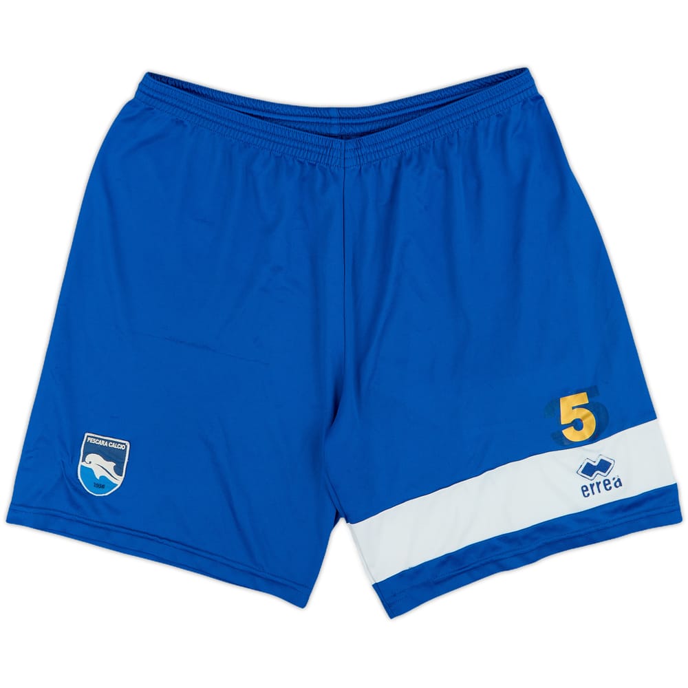 2011-12 Pescara Errea Player Issue Shorts #5 - 5/10 - (XL)